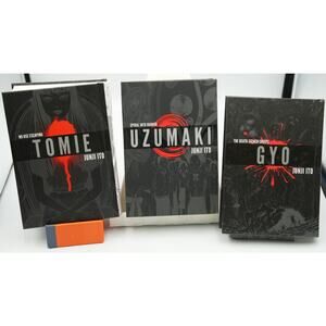 Junji Ito Horror Manga Set – Tomie, Uzumaki, Gyo – Hardcovers Viz Signature
